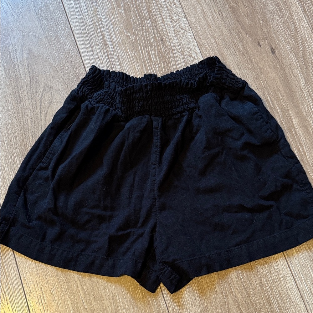Wonder Nation Black High Waist Girls Shorts